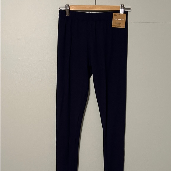 Just Cozy Pants - Just Cozy Navy Leggings. M/L. Size 6-12 stretch. Poly/ spandex.